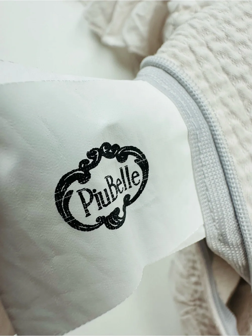 PiuBelle Cotton Textured Ruffle Edge Euro Sham Pillow Case 26 x 26